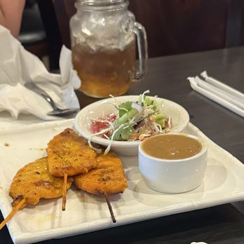 Panang2 Thai Restaurant - 4 Pieces Chicken Sate - Thai Near Me - Oklahoma City, Oklahoma Panang2 Thai Restaurant - 4 Pieces Chicken Sate - Thai Near Me - Oklahoma City, Oklahoma
