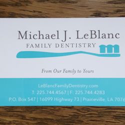 Michael J LeBlanc, DDS
