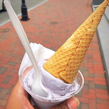Fells Point Creamery - Lavender Blueberry! - Ice Cream & Frozen Yogurt Near Me - Baltimore, Maryland