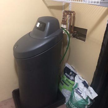 Benjamin Franklin - New softener (we supplied) and correct piping!!! - Plumbing Near Me - Chardon, Ohio