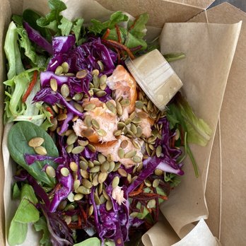 Cafe Aquatica - Smoked Salmon Salad - Coffee & Tea Near Me - Jenner, California