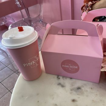 Pink Rose Cafe - The pastries you order come in this nice packaging. - Coffee & Tea Near Me - La Mesa, California Pink Rose Cafe - The pastries you order come in this nice packaging. - Coffee & Tea Near Me - La Mesa, California