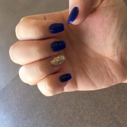 Acrylic fill in with Gel polish