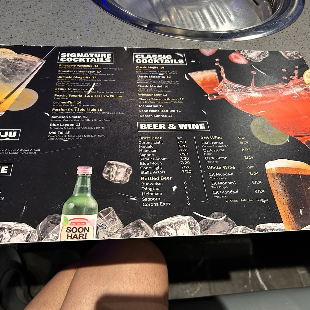KPOT Korean BBQ & Hot Pot - Drink menu - Korean Near Me - Aurora, Colorado KPOT Korean BBQ & Hot Pot - Drink menu - Korean Near Me - Aurora, Colorado