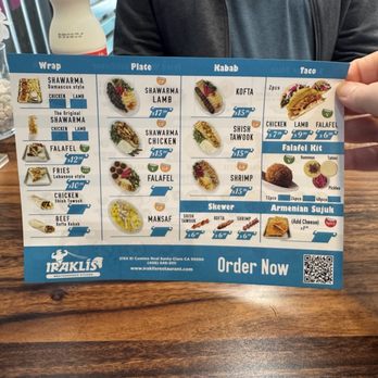 Iraklis - Menu - Syrian Near Me - Santa Clara, California