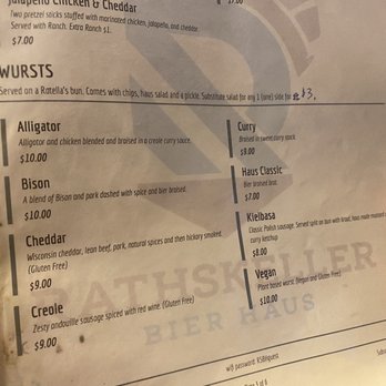 Rathskeller Bier Haus - Menu - German Near Me - Omaha, Nebraska