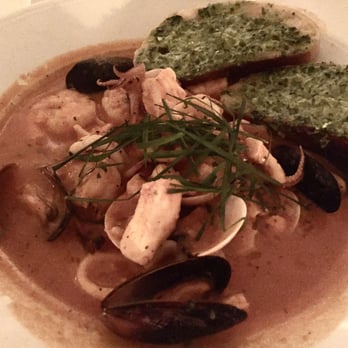 Vintner Grill - Bouillabaisse- overly salty, and broth lacked flavor. 2/5 stars. - New American Near Me - Las Vegas, Nevada Vintner Grill - Bouillabaisse- overly salty, and broth lacked flavor. 2/5 stars. - New American Near Me - Las Vegas, Nevada
