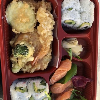 Sushi Coen - Salmon sashimi bento box - Japanese Near Me - Vancouver, British Columbia
