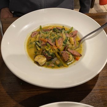 Cahill Bistro - Shrimp and Sausage Risotto - Latin American Near Me - Edina, Minnesota Cahill Bistro - Shrimp and Sausage Risotto - Latin American Near Me - Edina, Minnesota