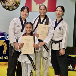 SC Kim's Taekwondo - Proud moment! ‍
Mom and daughter earned their black belts together