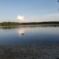 Chewalla Lake Recreational Area - From the campground beach. This is a very quiet and peaceful campground.