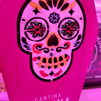 Cantina Catrina - Miami - Mini coffin where your check comes in - Mexican Near Me - Miami, Florida