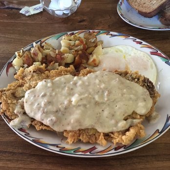 Brookfields Restaurant Sacramento - Country fried steak and eggs - American Near Me - Sacramento, California