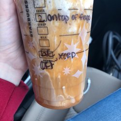 Starbucks - She literally had a rant about this simple order for about 5 minutes while ordering and then had to gripe after too.