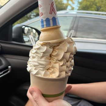 King Kone - Pumpkin and cake batter- delicious! - Ice Cream & Frozen Yogurt Near Me - Merrimack, New Hampshire