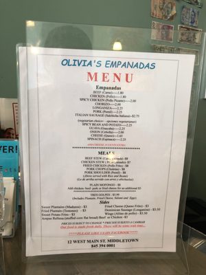 Menu photo 8 Olivia's Empanadas And More Middletown, NY Menu photo 8 Olivia's Empanadas And More Middletown, NY