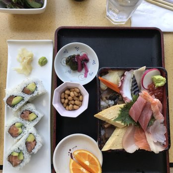 Mitama Restaurant - Salmon avocado roll and Chirashi sushi - Japanese Near Me - Berkeley, California Mitama Restaurant - Salmon avocado roll and Chirashi sushi - Japanese Near Me - Berkeley, California
