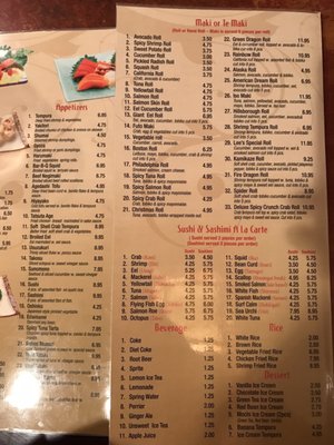 Menu photo 5 Lee's Sushi Hillsborough, NJ