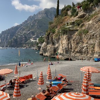 Arienzo Beach Club - View from lunch - Beach Bars Near Me - Sant'arsenio, SA