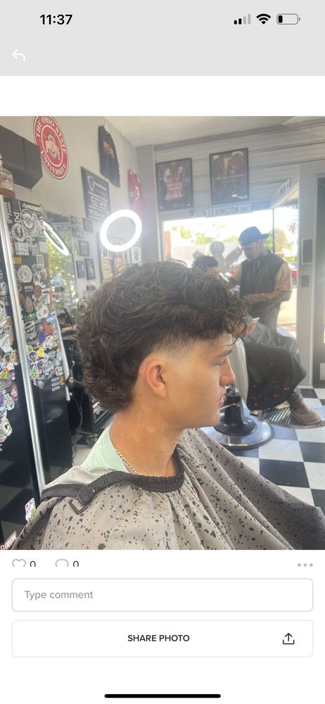 Jace Bunger - Fairborn Barbershop Logo