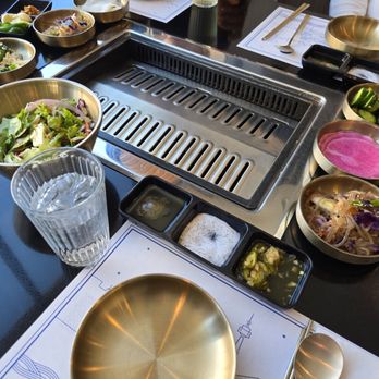 Gangnam House - Side dishes and clean grill - Korean Near Me - Buena Park, California Gangnam House - Side dishes and clean grill - Korean Near Me - Buena Park, California