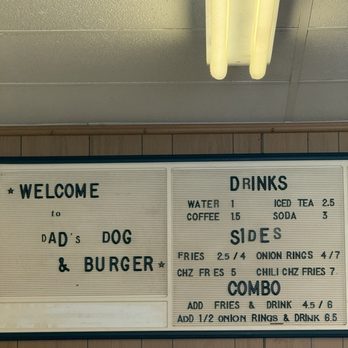 Dad's Dog & Burger - Menu - Burgers Near Me - Pittsburgh, Pennsylvania