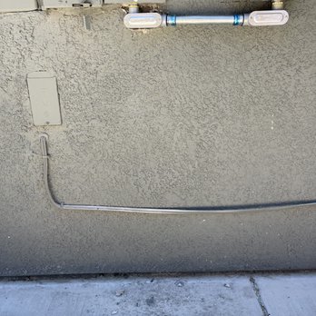 SunRays Solar - Dirty mess on the floor and gouged stucco! No repairs to the sides of the house! - Solar Installation Near Me SunRays Solar - Dirty mess on the floor and gouged stucco! No repairs to the sides of the house! - Solar Installation Near Me