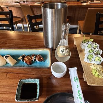 Miso Japanese Restaurant - Hotate Nigiri, Unagi Nigiri and Fresh Avocado Roll - Japanese Near Me - Sacramento, California