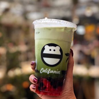 Mini Monster Cafe - Strawberry matcha - Bubble Tea Near Me - Anaheim, California