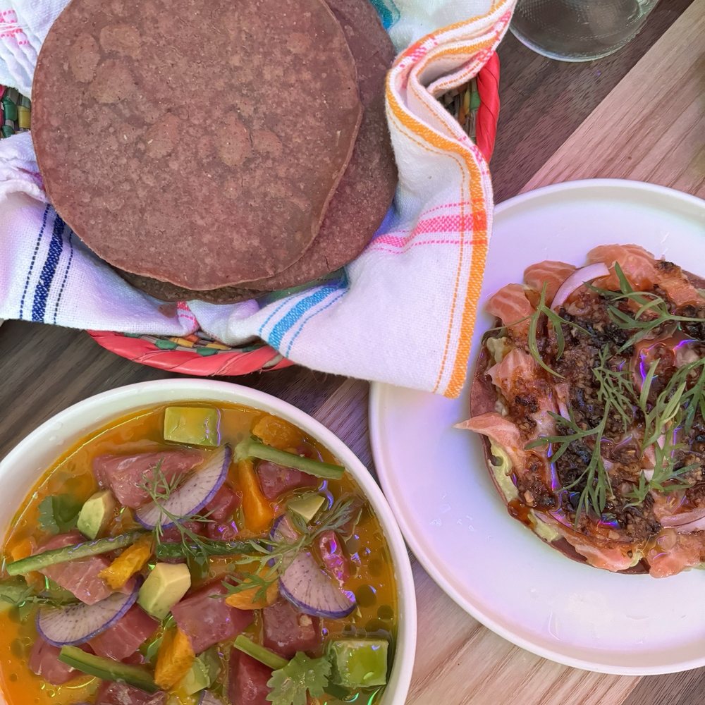 Cantina Calafia - Tuna aguachile, salmon tostada - Mexican Near Me - Portland, Maine