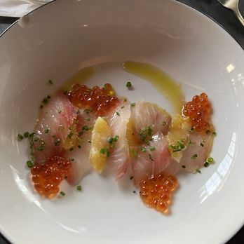 Automatic Seafood and Oysters - Speared Cobia Crudo - Seafood Near Me - Birmingham, Alabama Automatic Seafood and Oysters - Speared Cobia Crudo - Seafood Near Me - Birmingham, Alabama