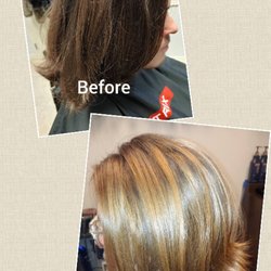 Magnos Hair Studio - Honey Blonde painted color for this California dude