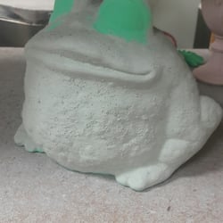 Jan's Ceramics - Just got this painted today using the Duncan glazes at the shop. Can't wait to see it fired. Very knowledgeable and helpful people here.
