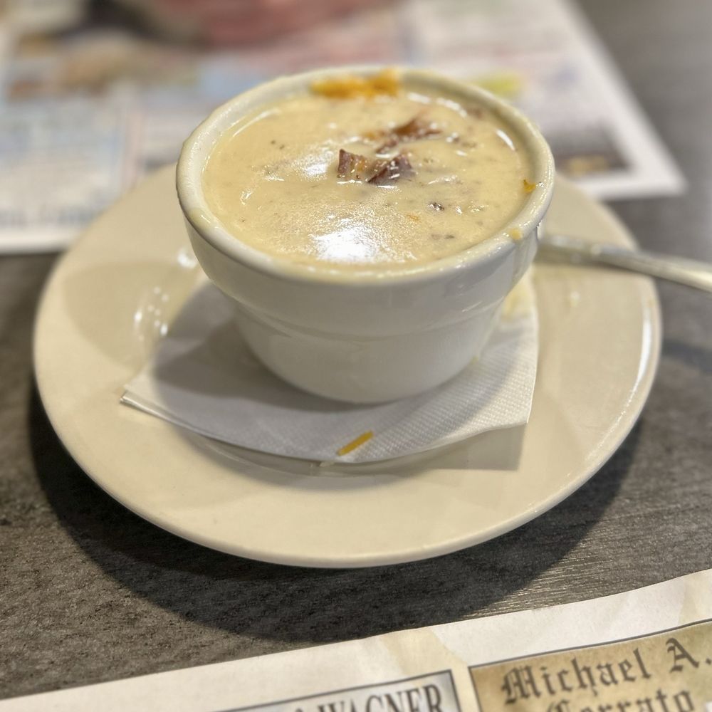 Piston Diner - Bacon cheeseburger soup! - Diners Near Me - Westville, New Jersey Piston Diner - Bacon cheeseburger soup! - Diners Near Me - Westville, New Jersey