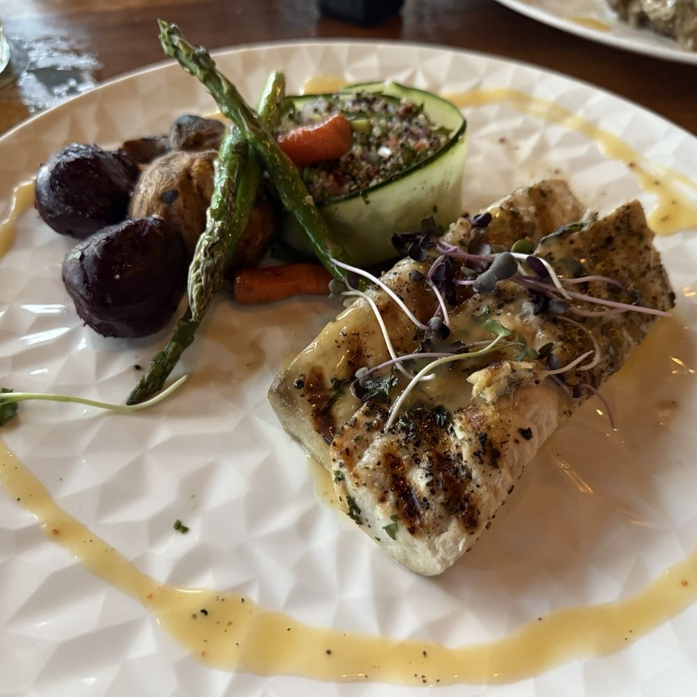 Catch of the day and quinoa salad