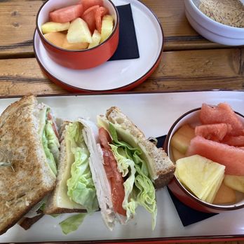 HG Sply - ROASTED TURKEY CLUB with fruit - New American Near Me - Trophy Club, Texas