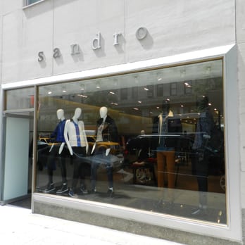 Sandro boutique storefront in New York
