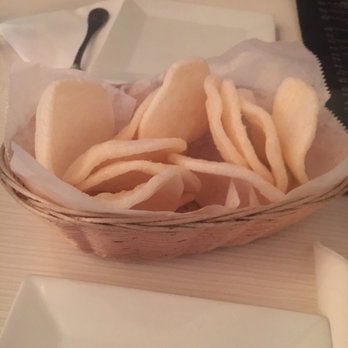 Basilic Vietnamese Grill - Complimentary shrimp chips. - Vietnamese Near Me - North Miami, Florida Basilic Vietnamese Grill - Complimentary shrimp chips. - Vietnamese Near Me - North Miami, Florida