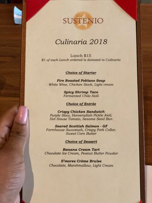 Menu photo 6 Sustenio San Antonio, TX
