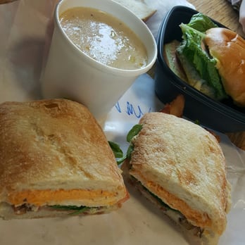 Taste - Lackluster sandwich with clam chowder floating in grease and the quite yummy crab Cale sandwich - Beer, Wine & Spirits Near Me - Chesapeake, Virginia Taste - Lackluster sandwich with clam chowder floating in grease and the quite yummy crab Cale sandwich - Beer, Wine & Spirits Near Me - Chesapeake, Virginia