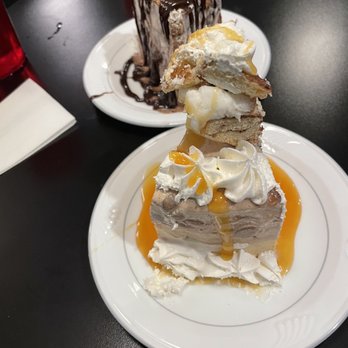 Clarke's Cafe & Ice Cream - two desserts - Ice Cream & Frozen Yogurt Near Me - Blooming Grove, New York Clarke's Cafe & Ice Cream - two desserts - Ice Cream & Frozen Yogurt Near Me - Blooming Grove, New York