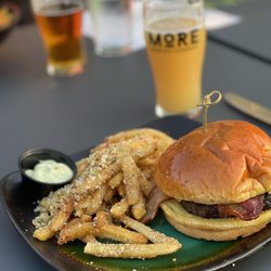 More Brewing - Burger and truffle fries