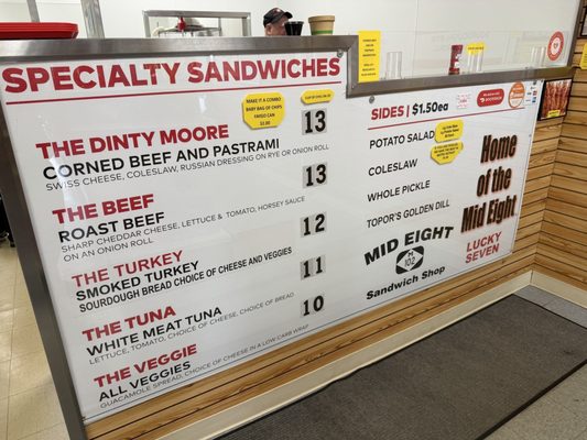 Menu photo 2 Mid Eight Sandwich Shop Livonia, MI Menu photo 2 Mid Eight Sandwich Shop Livonia, MI