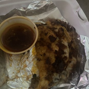 Del Sur Tacos - Brirra Tacos - so there were four but I started eating and then remembered I had t gotten a picture! - Tacos Near Me - Dallas, Texas