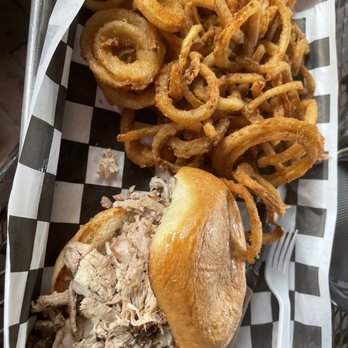 Murky Waters Blues & BBQ - My original pulled chicken sandwich. - Barbeque Near Me - Ocean Springs, Mississippi Murky Waters Blues & BBQ - My original pulled chicken sandwich. - Barbeque Near Me - Ocean Springs, Mississippi