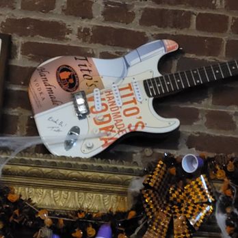 Backstage Bar at The Comedy Catch - a guitar - Bars Near Me - Chattanooga, Tennessee
