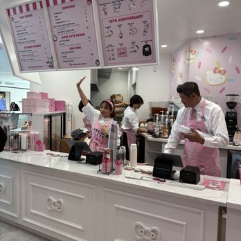 Hello Kitty Cafe - Front of the line - Themed Cafes Near Me - Santa Clara, California
