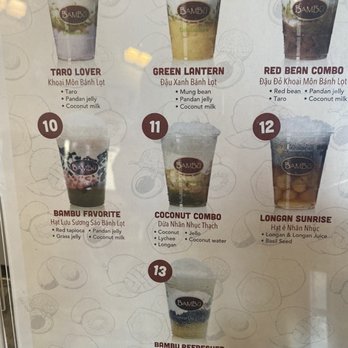 Bambu - Menu - Coffee & Tea Near Me - San Jose, California