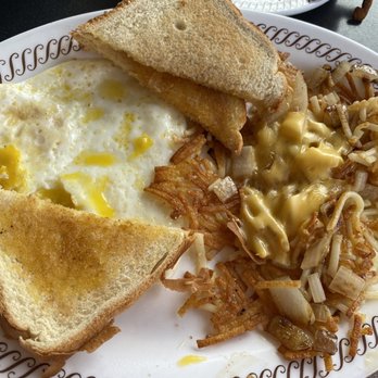 Waffle House - All-Star Special Breakfast (over easy eggs, hash browns are smothered&coveted) - American Near Me - Myrtle Beach, South Carolina Waffle House - All-Star Special Breakfast (over easy eggs, hash browns are smothered&coveted) - American Near Me - Myrtle Beach, South Carolina