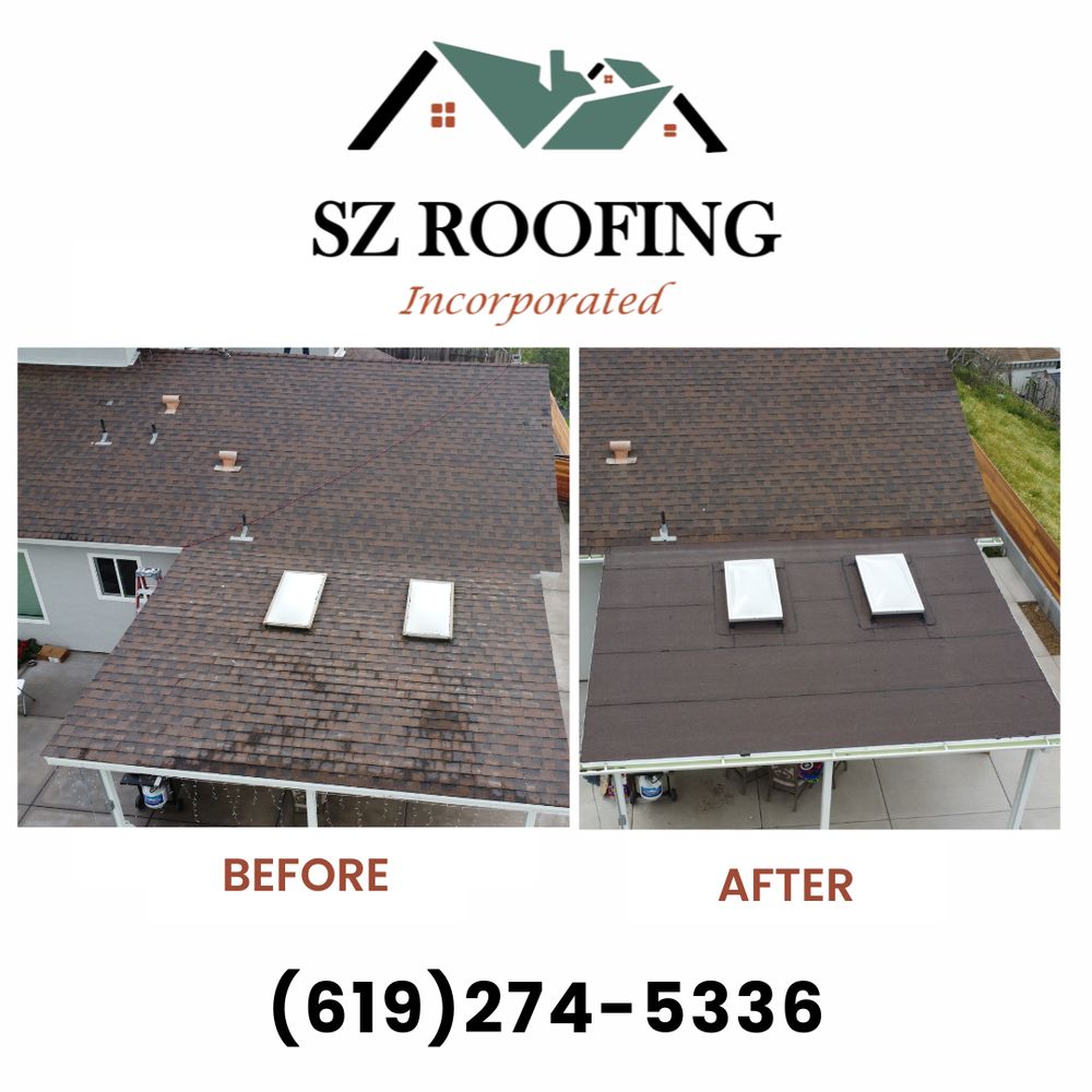 Slide of SZ Roofing